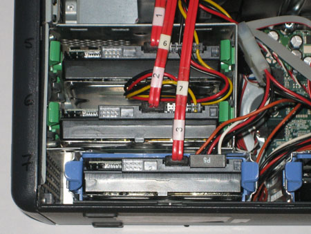 Dell SC430 with new Optiplex GX270 HDD cage